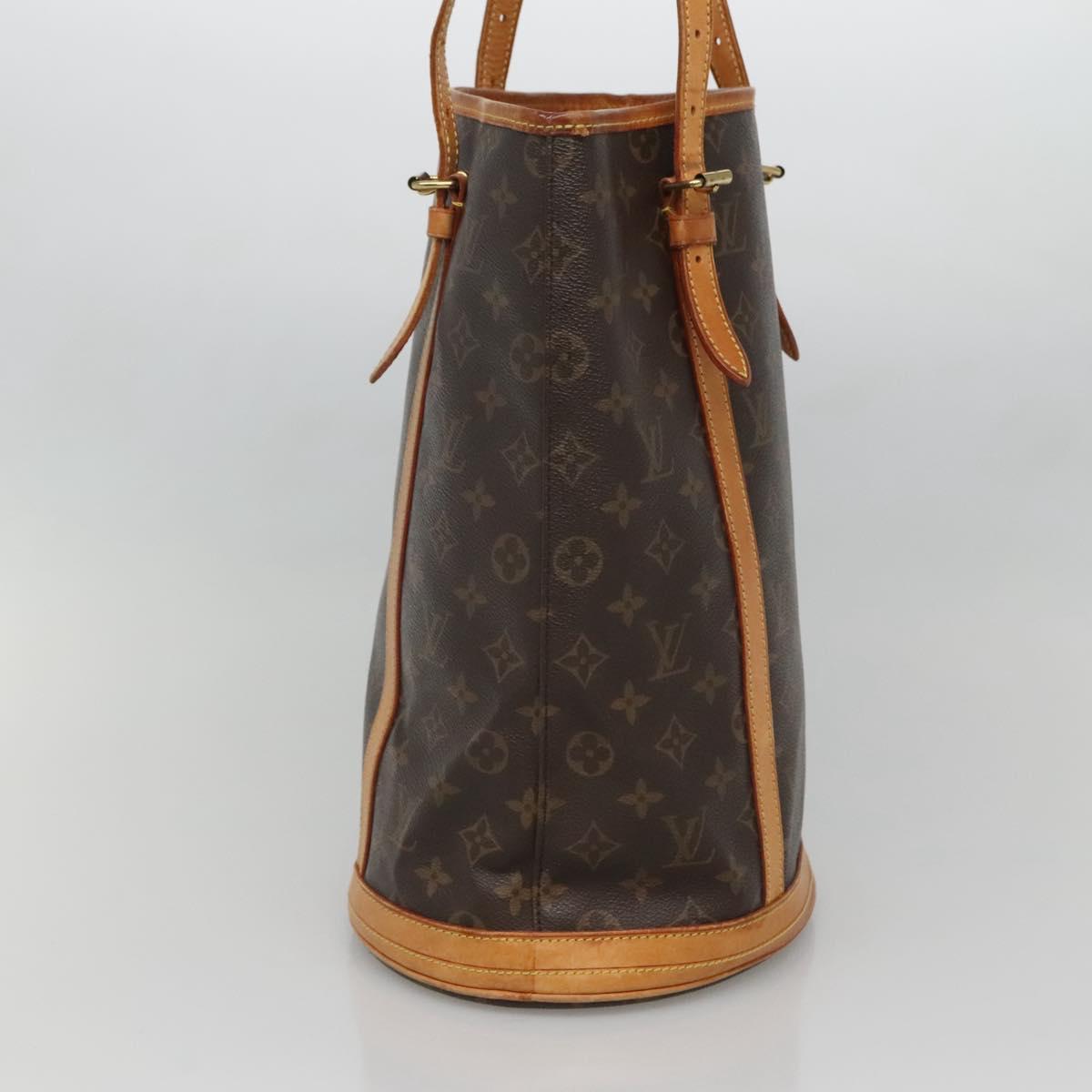 LOUIS VUITTON Monogram Bucket GM Shoulder Bag M42236 LV Auth 132841