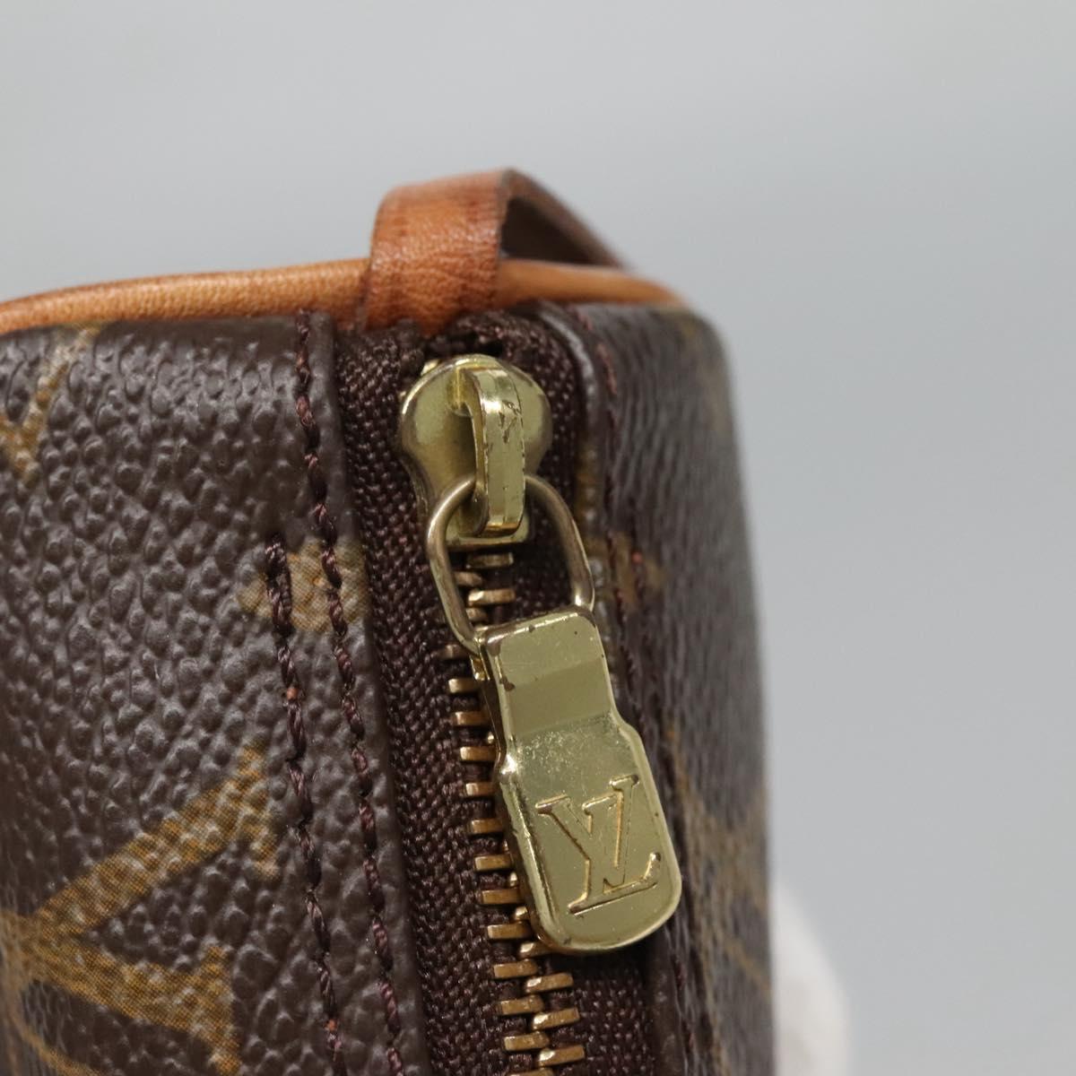 LOUIS VUITTON Monogram Papillon Pouch LV Auth 132871