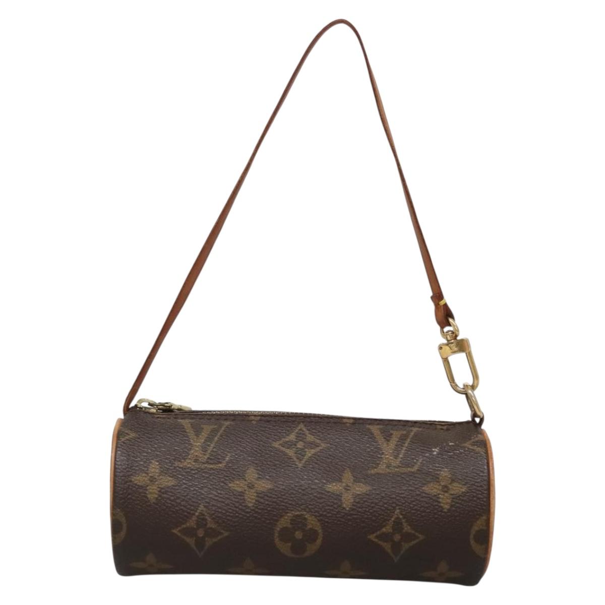 LOUIS VUITTON Monogram Papillon Pouch LV Auth 132871