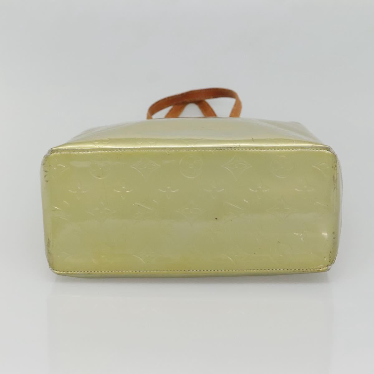 LOUIS VUITTON Monogram Vernis Reade MM Hand Bag Gris M91142 LV Auth 132877