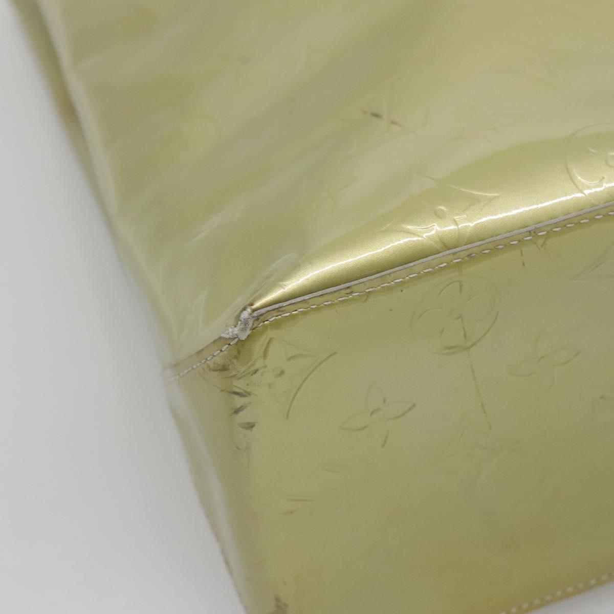 LOUIS VUITTON Monogram Vernis Reade MM Hand Bag Gris M91142 LV Auth 132877