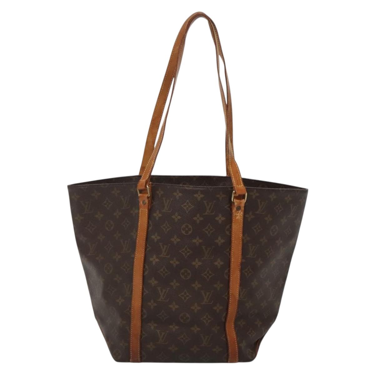 LOUIS VUITTON Monogram Sac Shopping Tote Bag M51108 LV Auth 132931