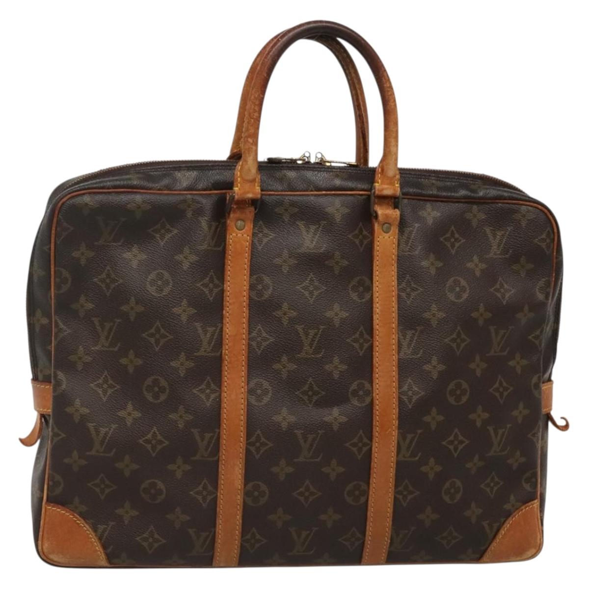 LOUIS VUITTON Monogram Porte Documents Voyage Business Bag M52005 LV Auth 132932
