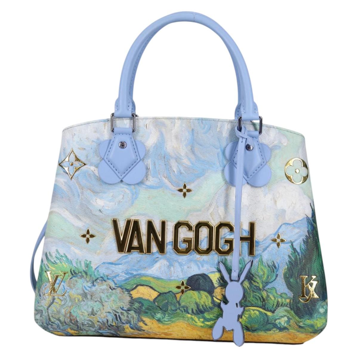 LOUIS VUITTON Masters Collection Van Gogh Montaigne MM Bag M43378 Auth 132959M