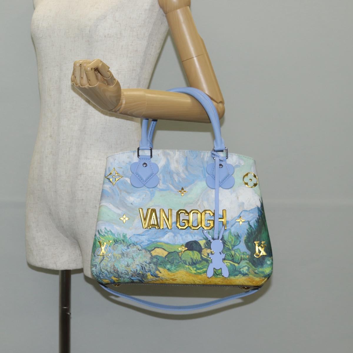 LOUIS VUITTON Masters Collection Van Gogh Montaigne MM Bag M43378 Auth 132959M
