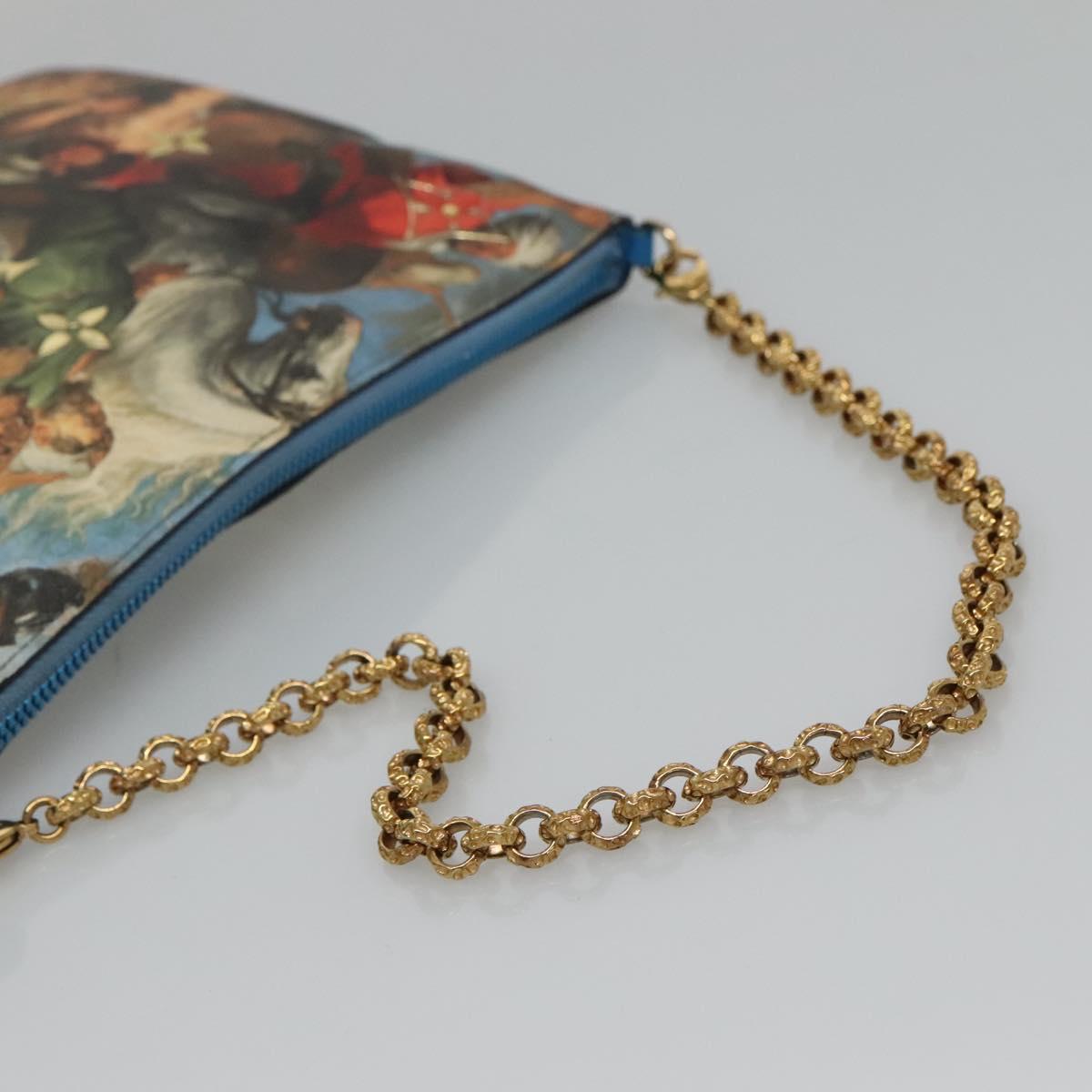 LOUIS VUITTON Celty Pochette Plat Pouch Koons Rubens M64617 LV Auth 132960SAM