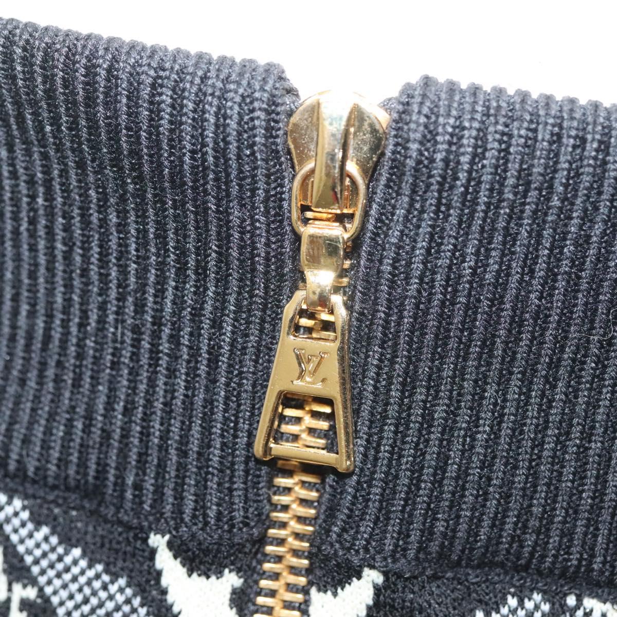 LOUIS VUITTON Monogram Jaguar Pre Owned skirt 1854 print Black LV Auth 132996M