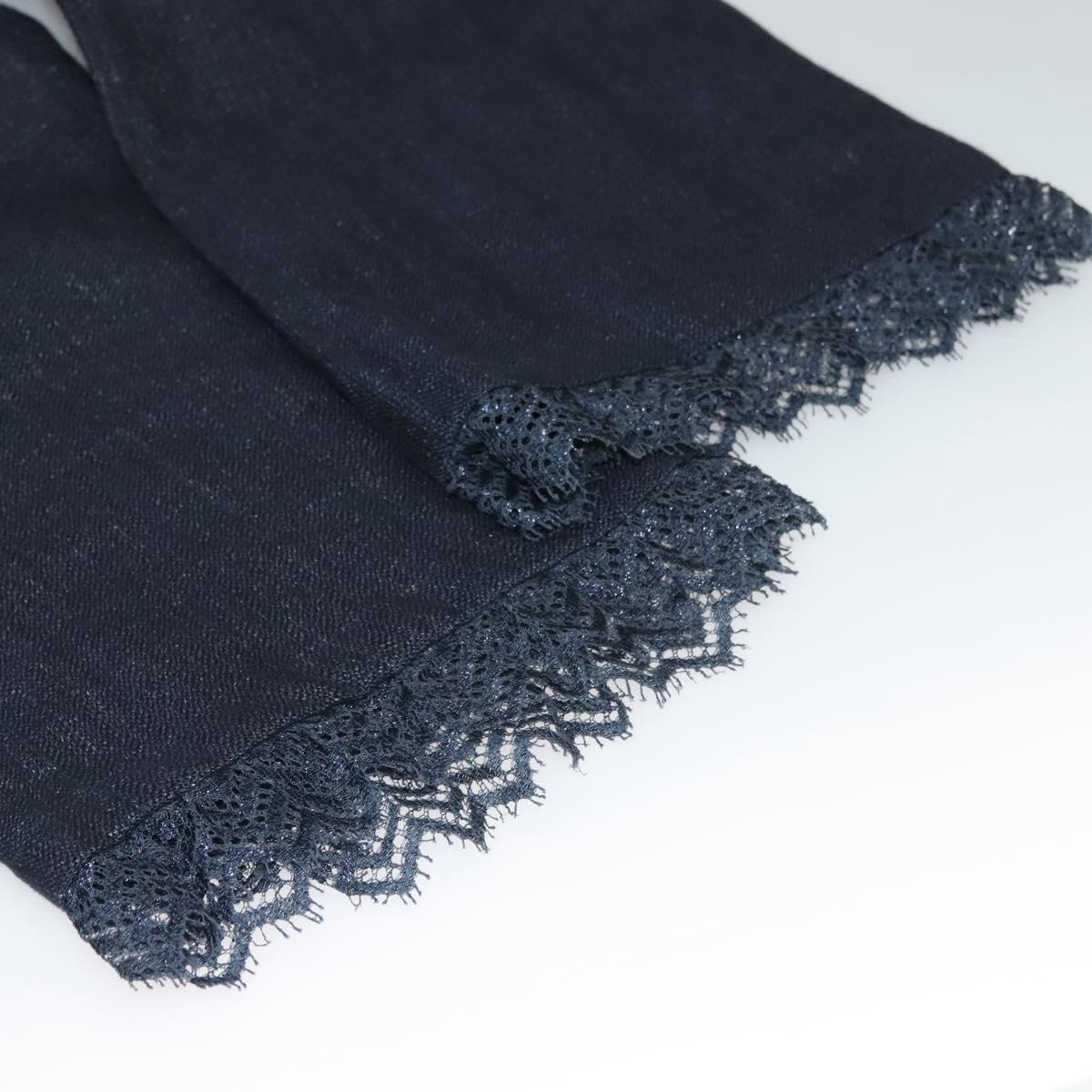 CHANEL Jacket & Pants Set Jacket Denim Blue CC Auth 132998M