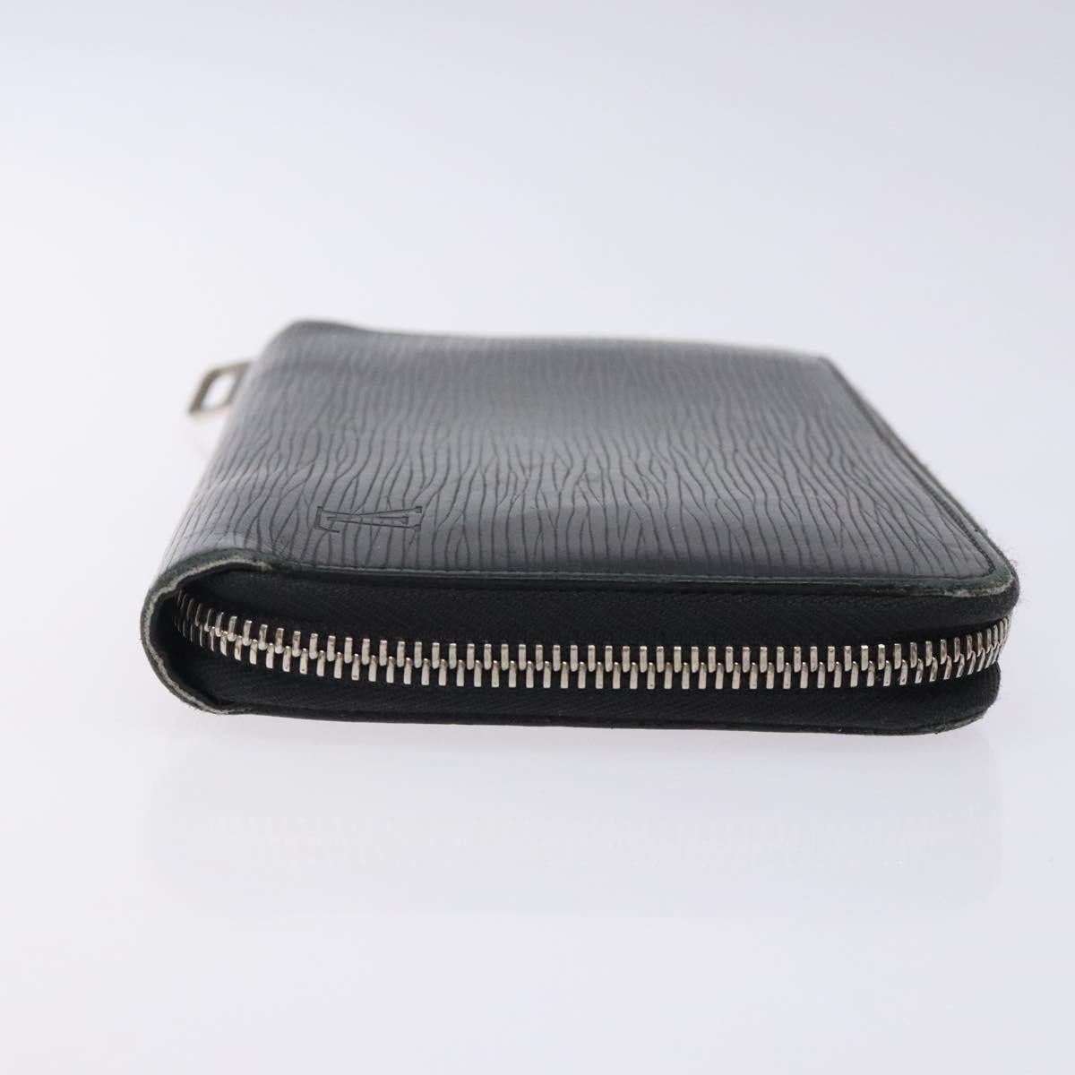 LOUIS VUITTON Epi Zippy Organizer Long Wallet Black M63852 LV Auth 133006