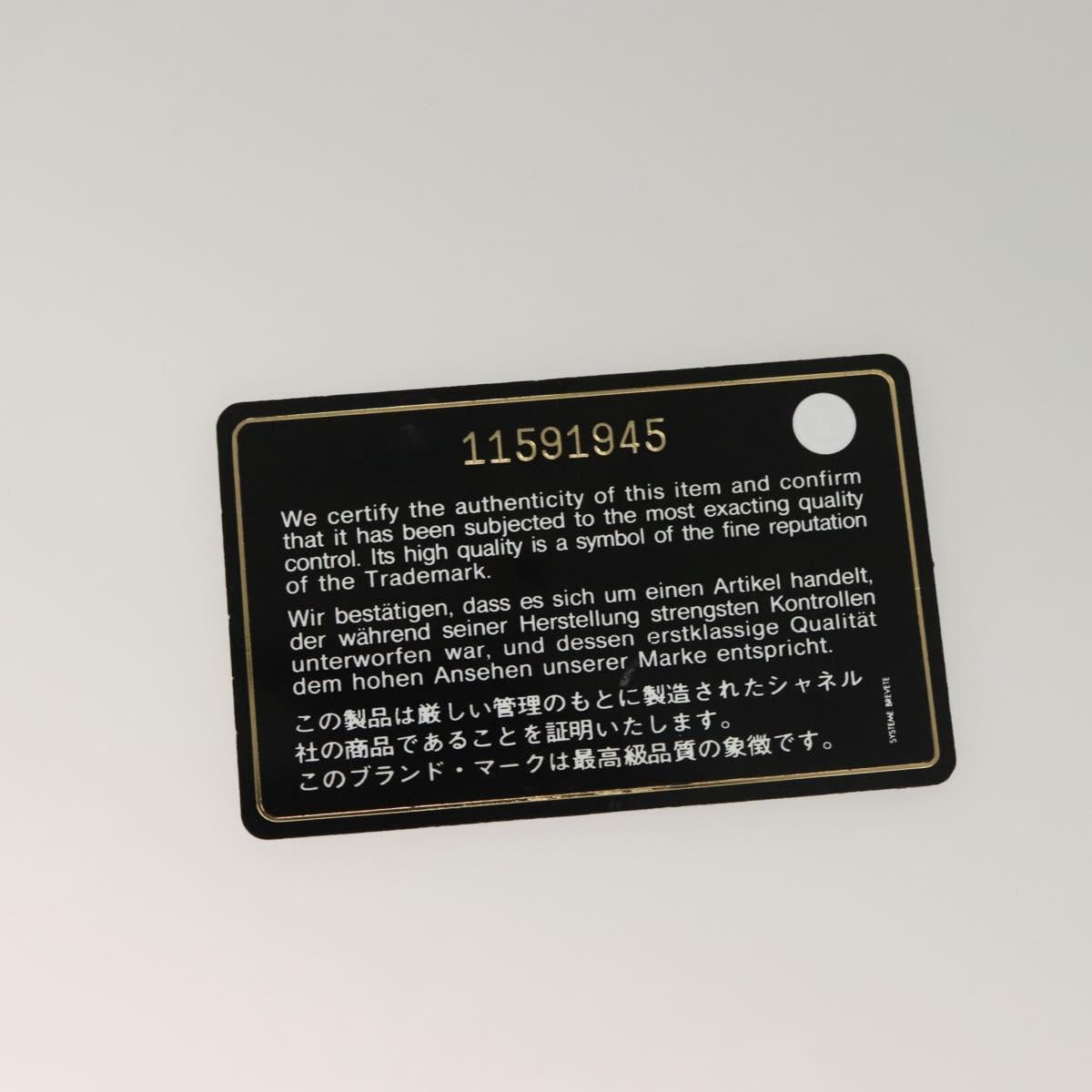 CHANEL Wild Stitch Hand Bag Leather Silver CC Auth 133064