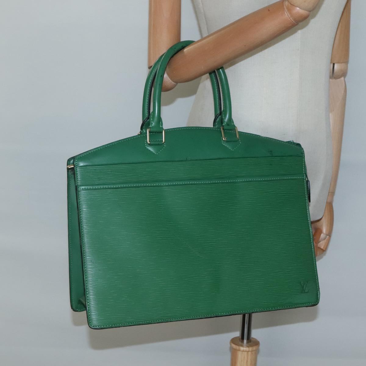 LOUIS VUITTON Epi Riviera Hand Bag Green M48184 LV Auth 133073