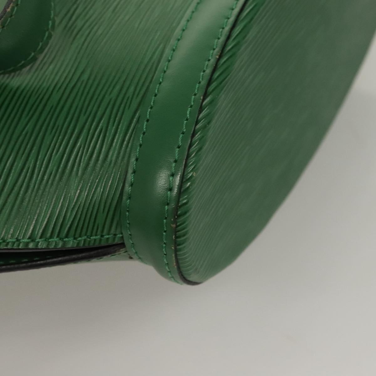 LOUIS VUITTON Epi Saint Jacques Hand Bag Green M52274 LV Auth 133074