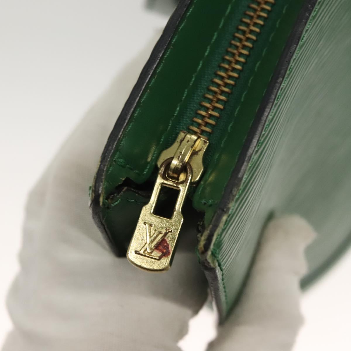 LOUIS VUITTON Epi Saint Jacques Hand Bag Green M52274 LV Auth 133074