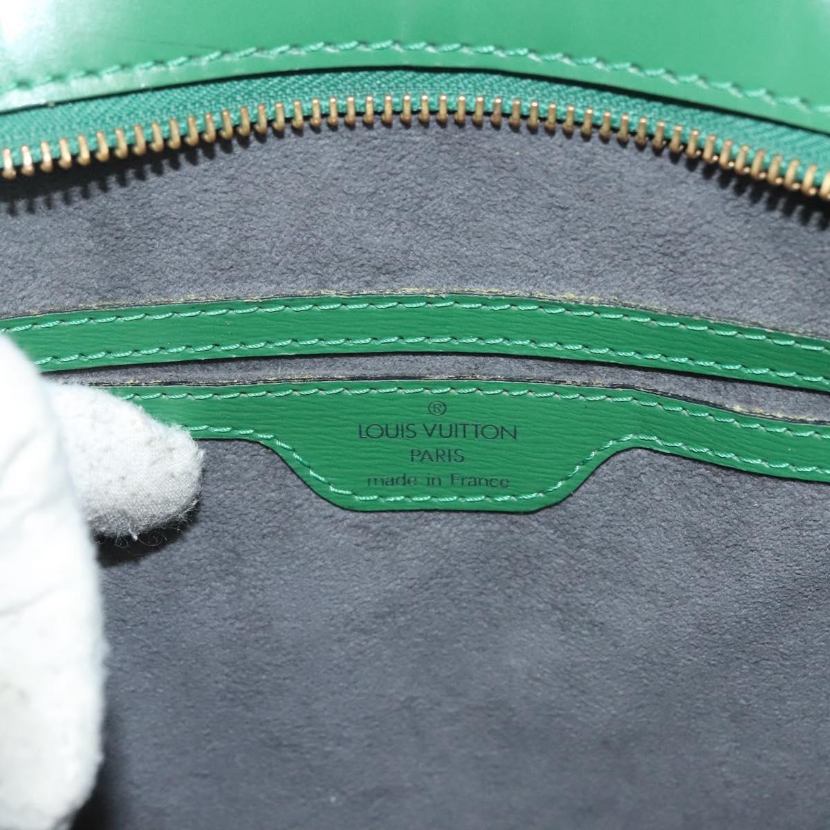 LOUIS VUITTON Epi Saint Jacques Hand Bag Green M52274 LV Auth 133074