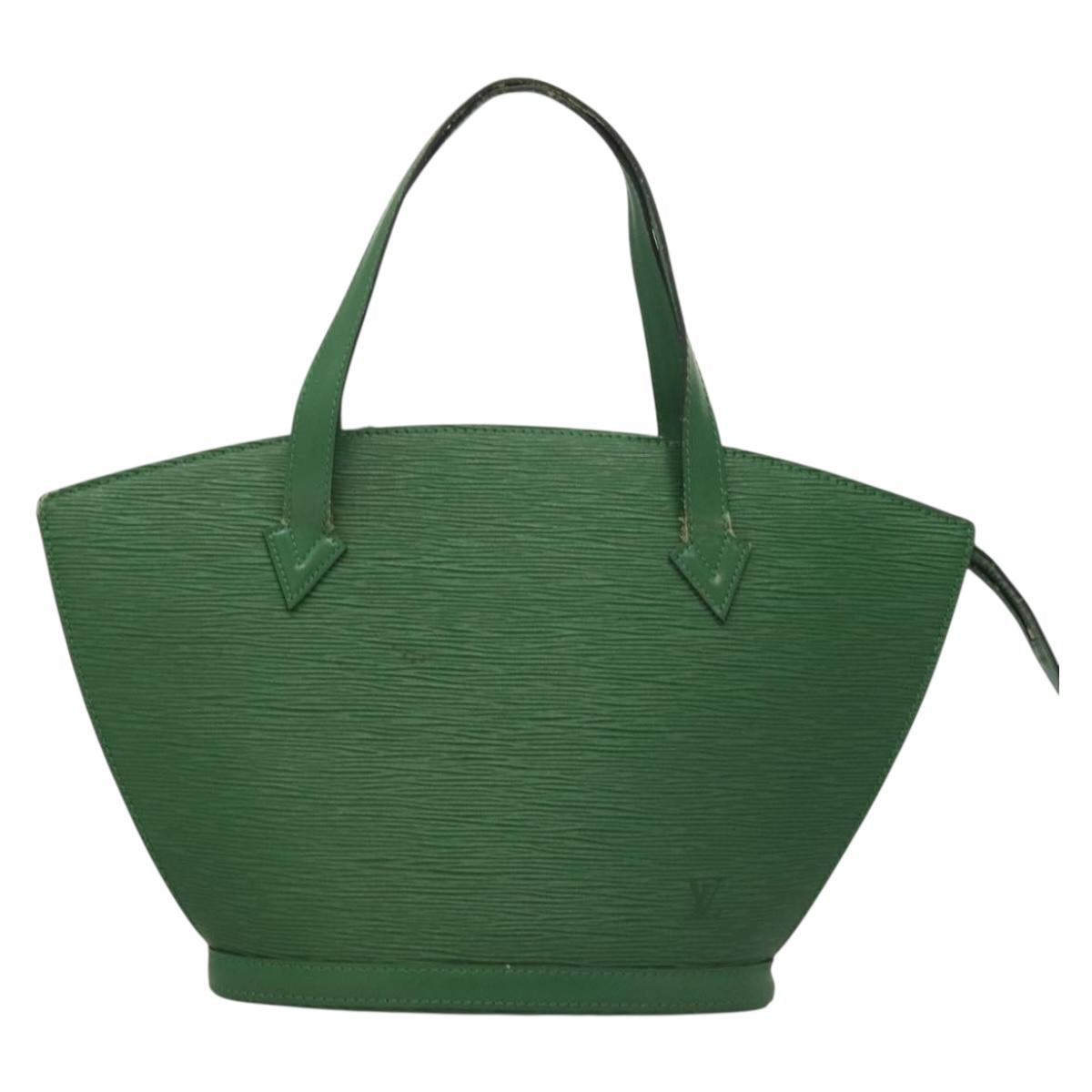 LOUIS VUITTON Epi Saint Jacques Hand Bag Green M52274 LV Auth 133074