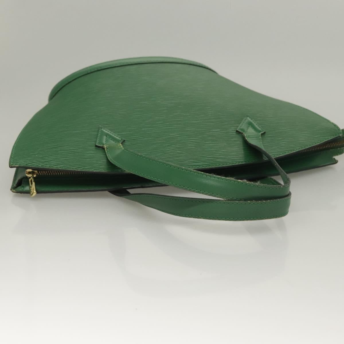 LOUIS VUITTON Epi Saint Jacques Hand Bag Green M52274 LV Auth 133074
