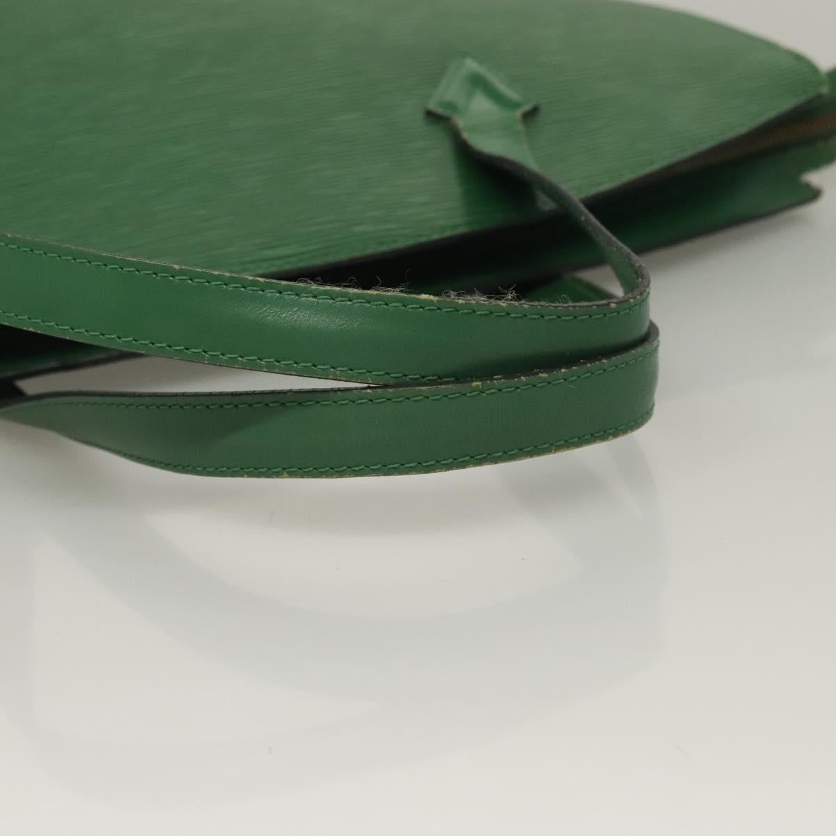 LOUIS VUITTON Epi Saint Jacques Hand Bag Green M52274 LV Auth 133074