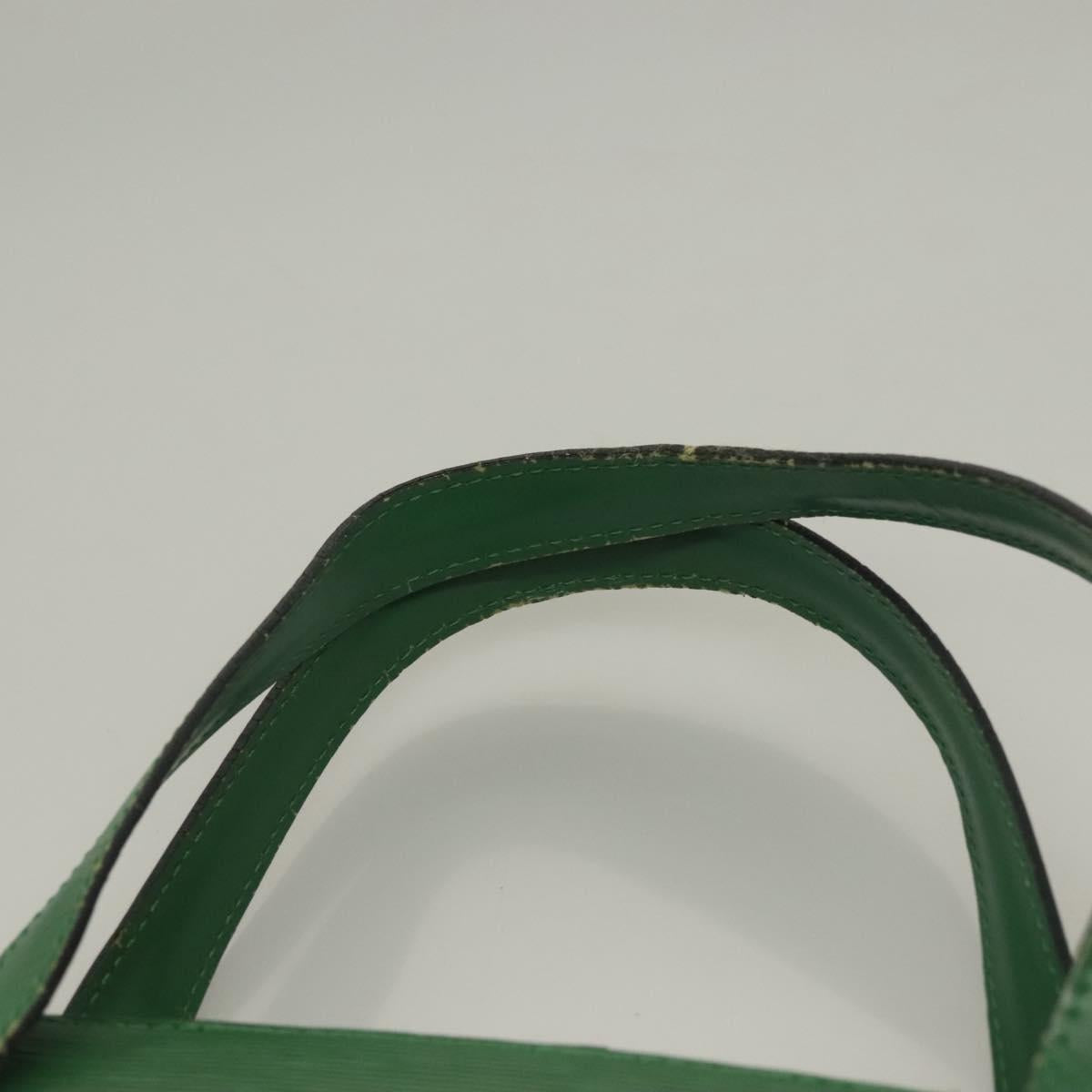 LOUIS VUITTON Epi Saint Jacques Hand Bag Green M52274 LV Auth 133074