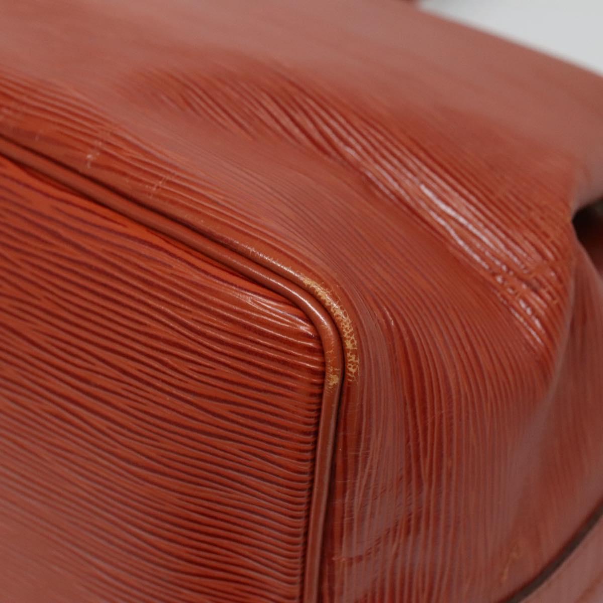 LOUIS VUITTON Epi Petit Noe Shoulder Bag Brown M44103 LV Auth 133075