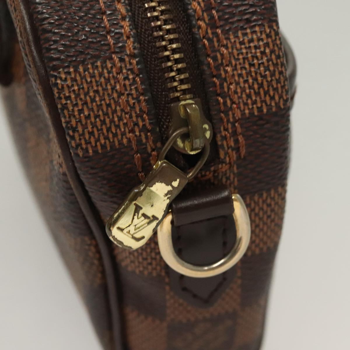 LOUIS VUITTON Damier Ebene Ipanema PM Shoulder Bag N51294 LV Auth 133093