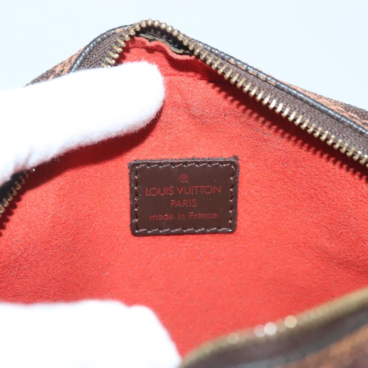 LOUIS VUITTON Damier Ebene Ipanema PM Shoulder Bag N51294 LV Auth 133093