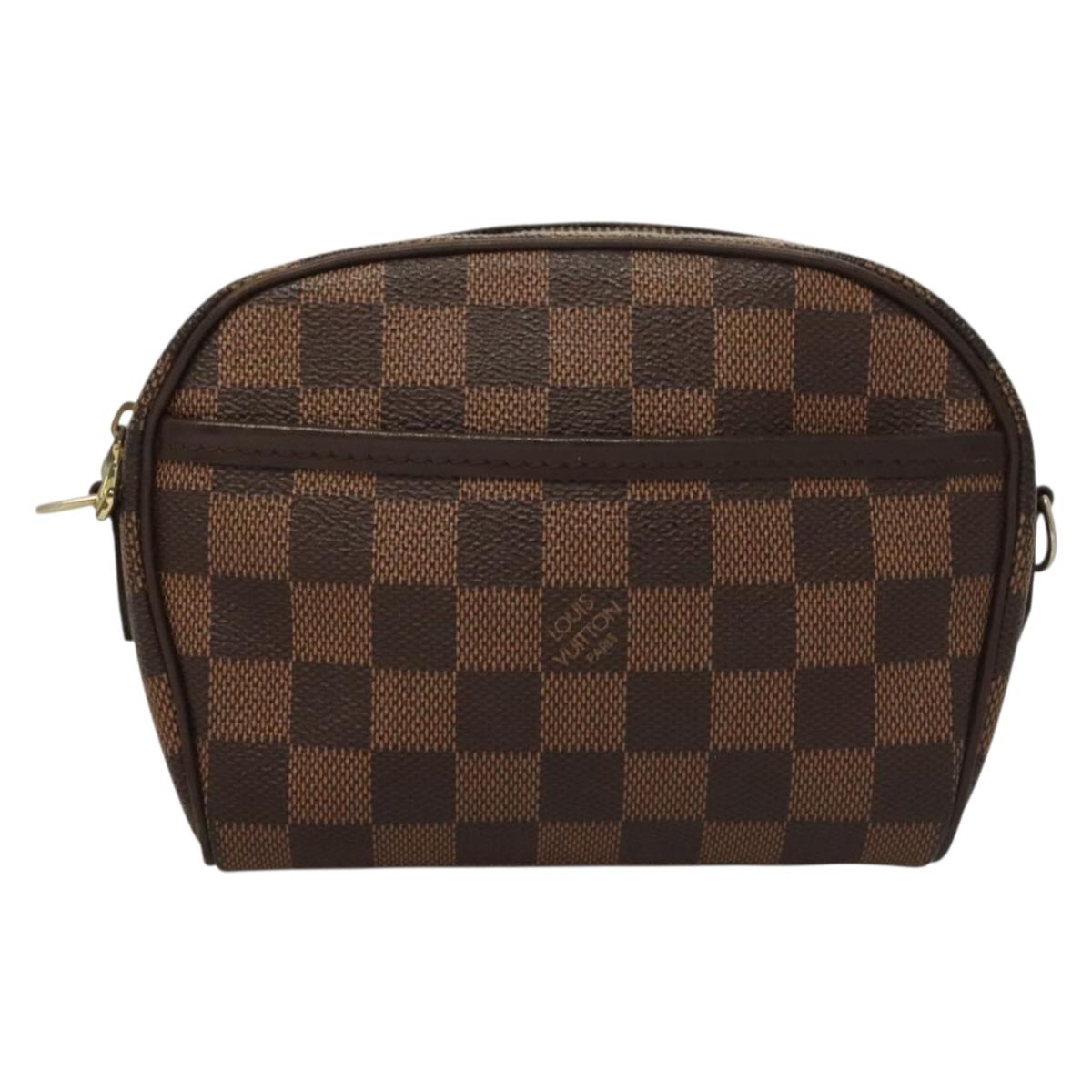 LOUIS VUITTON Damier Ebene Ipanema PM Shoulder Bag N51294 LV Auth 133093