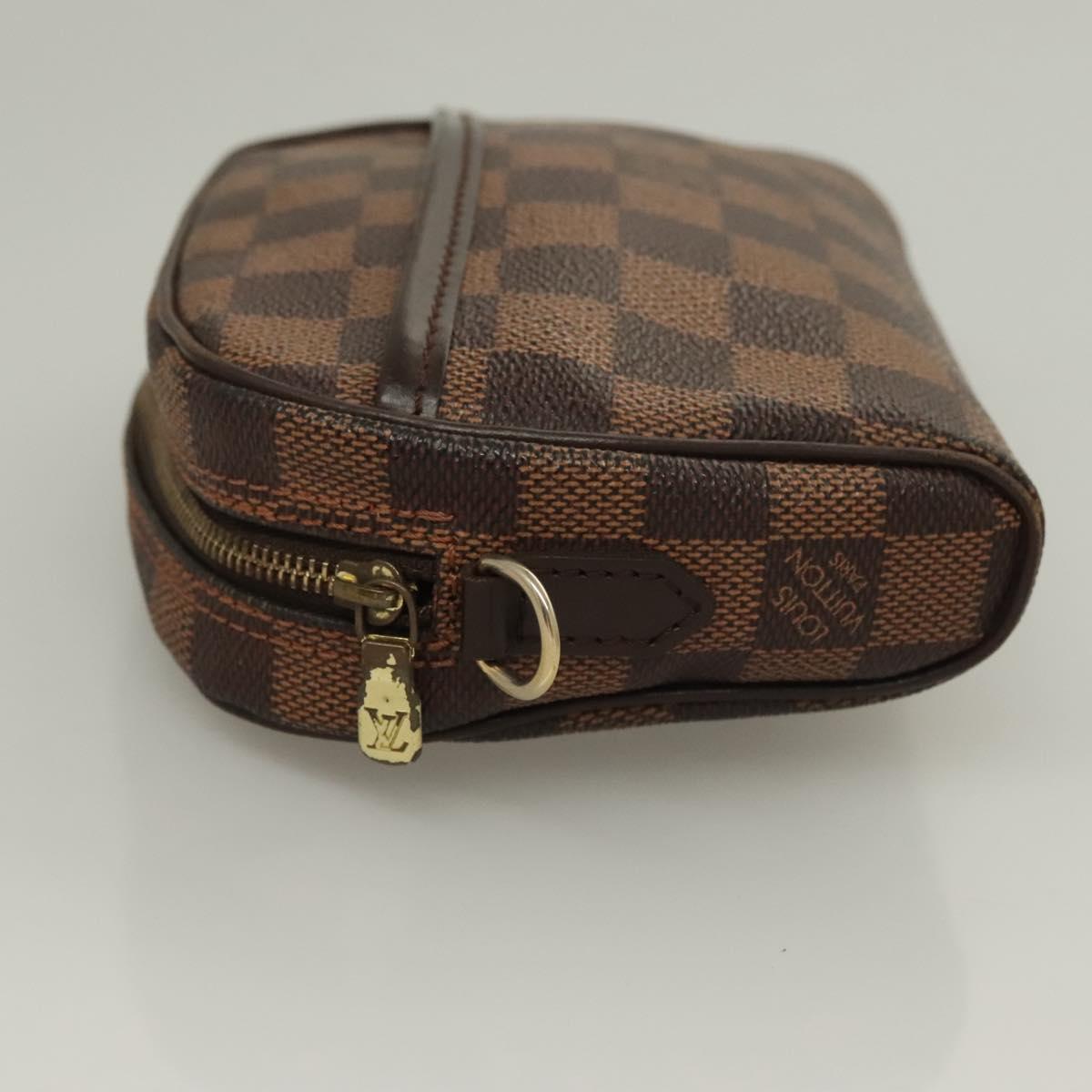 LOUIS VUITTON Damier Ebene Ipanema PM Shoulder Bag N51294 LV Auth 133093