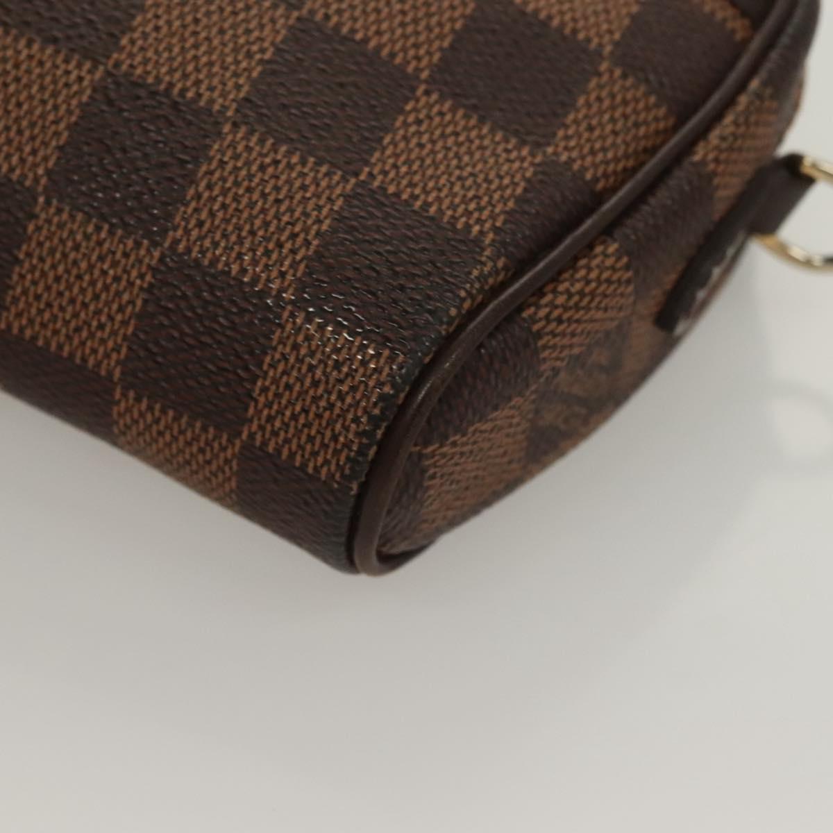 LOUIS VUITTON Damier Ebene Ipanema PM Shoulder Bag N51294 LV Auth 133093