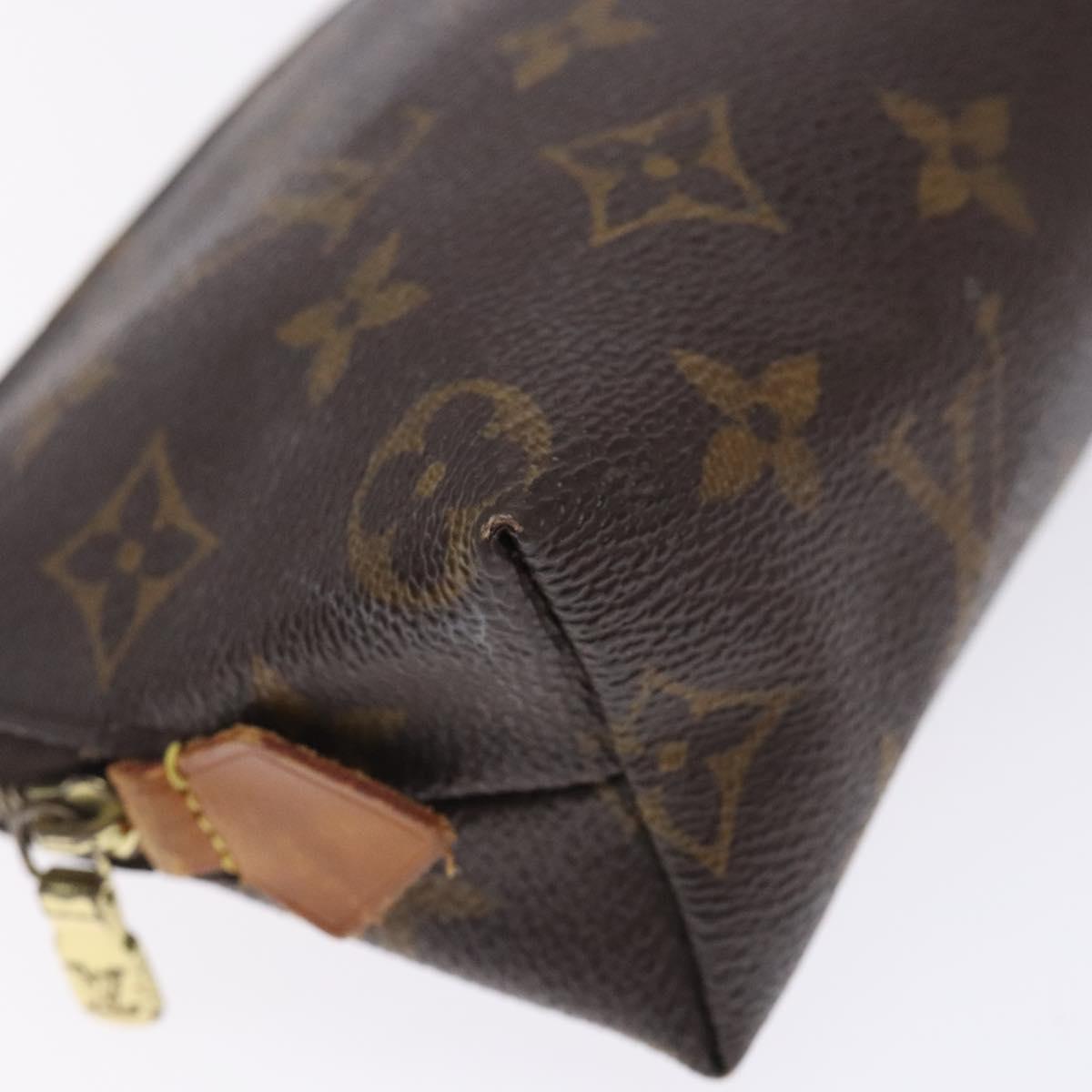 LOUIS VUITTON Monogram Pochette Cosmetic PM Pouch M43998 LV Auth 133102