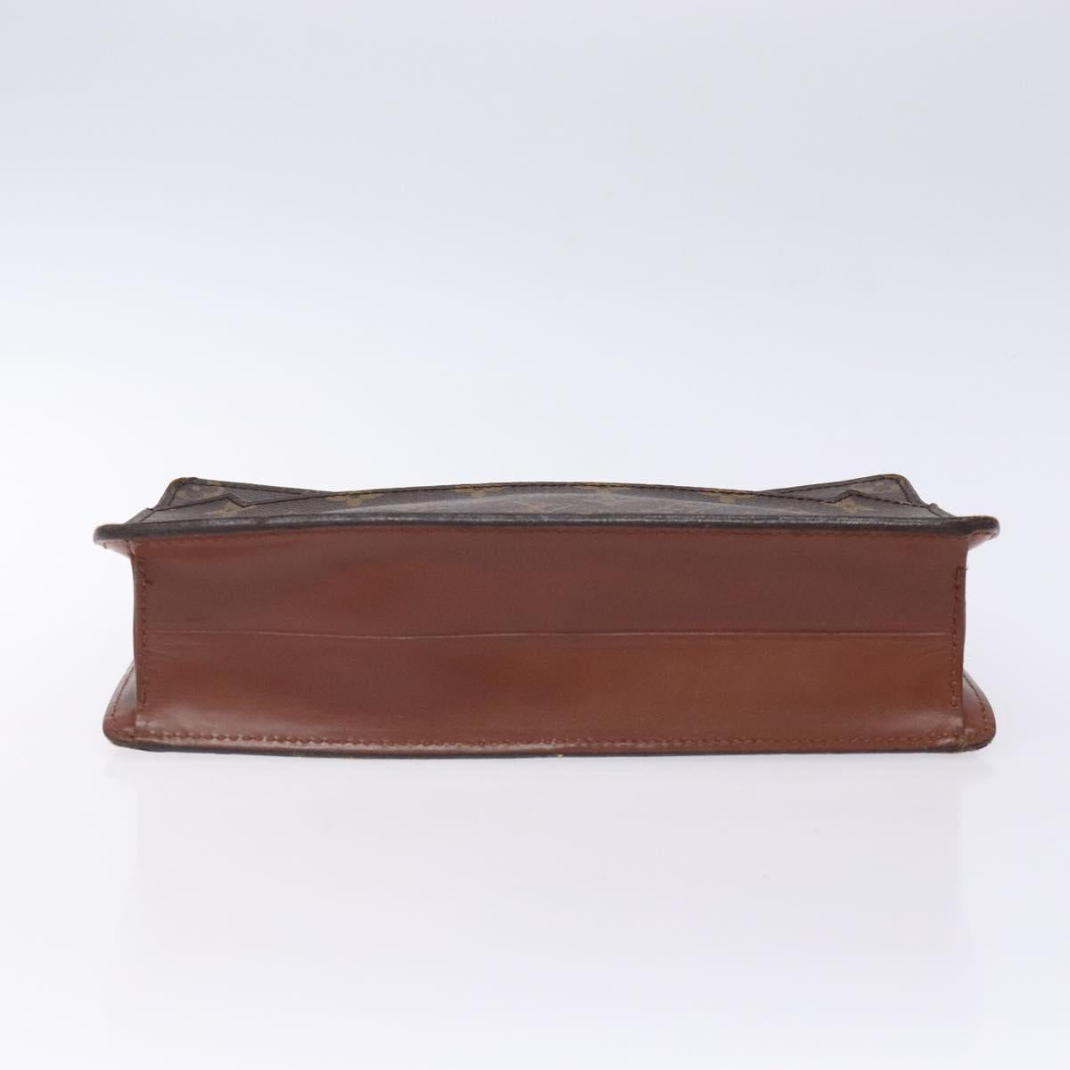 LOUIS VUITTON Monogram Pochette Homme Clutch Bag M51795 LV Auth 133107