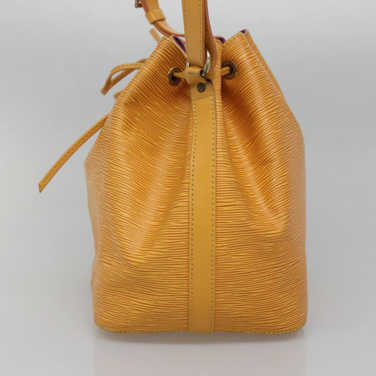 LOUIS VUITTON Epi Petit Noe Shoulder Bag Yellow M44109 LV Auth 133115