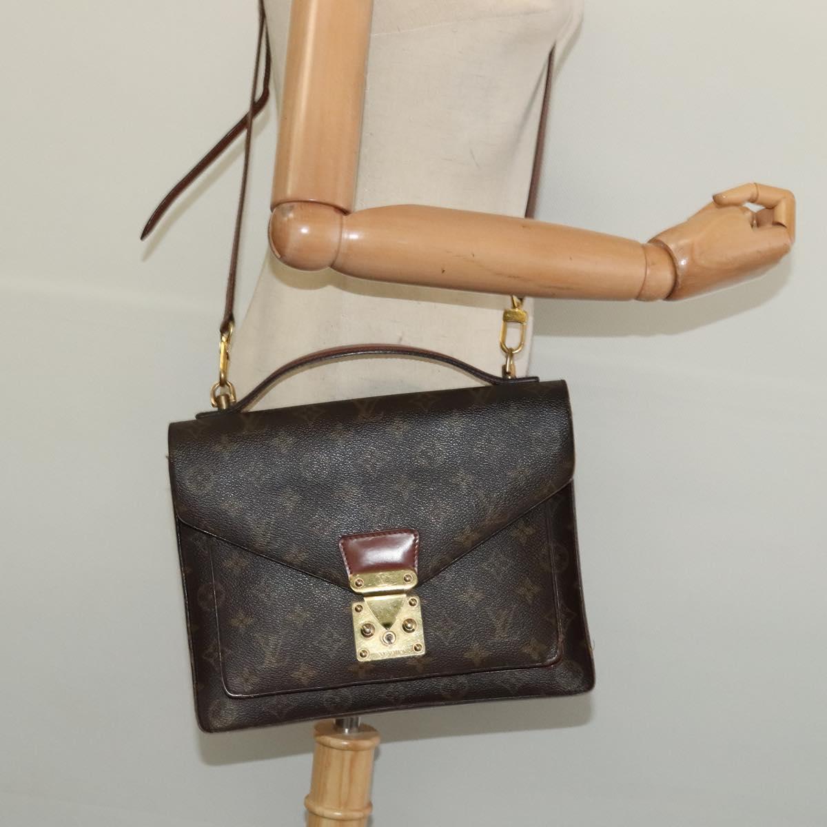 LOUIS VUITTON Monogram Monceau 26 Shoulder Bag M51187 LV Auth 133119