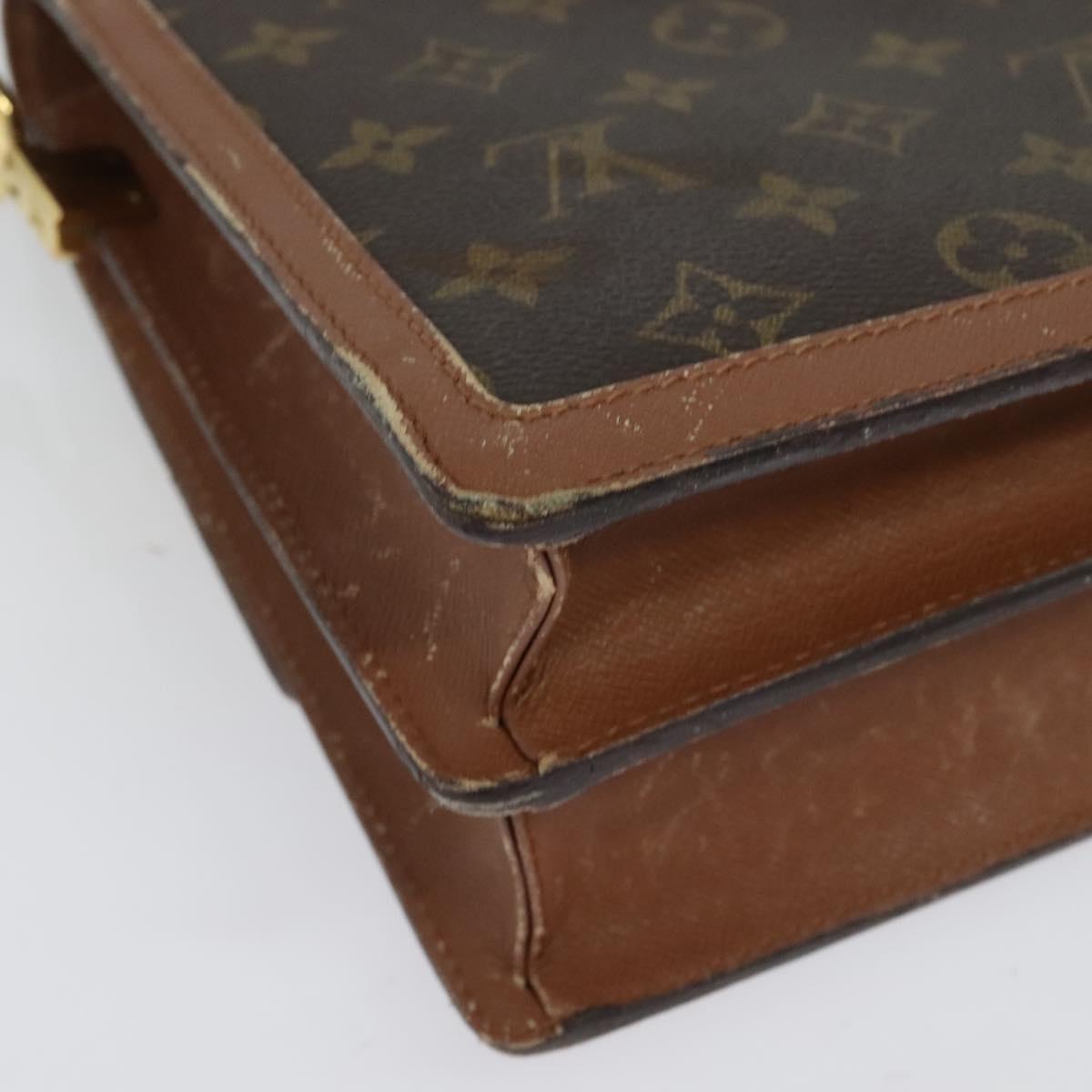 LOUIS VUITTON Monogram Raspail Shoulder Bag M51372 LV Auth 133121