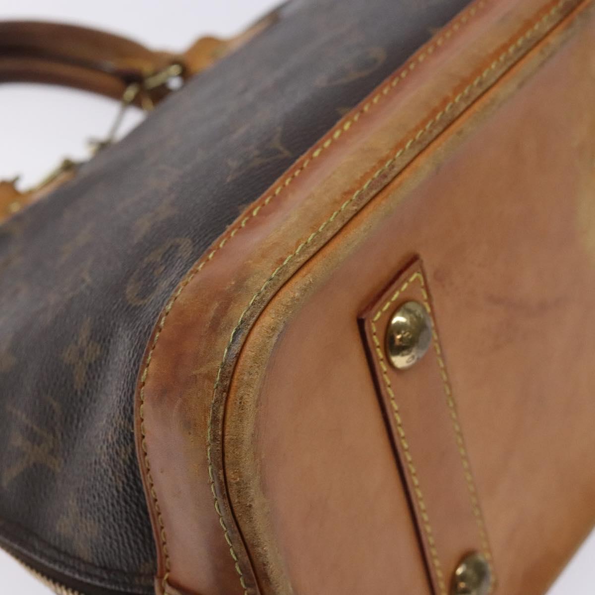 LOUIS VUITTON Monogram Alma PM Hand Bag M53151 LV Auth 133144