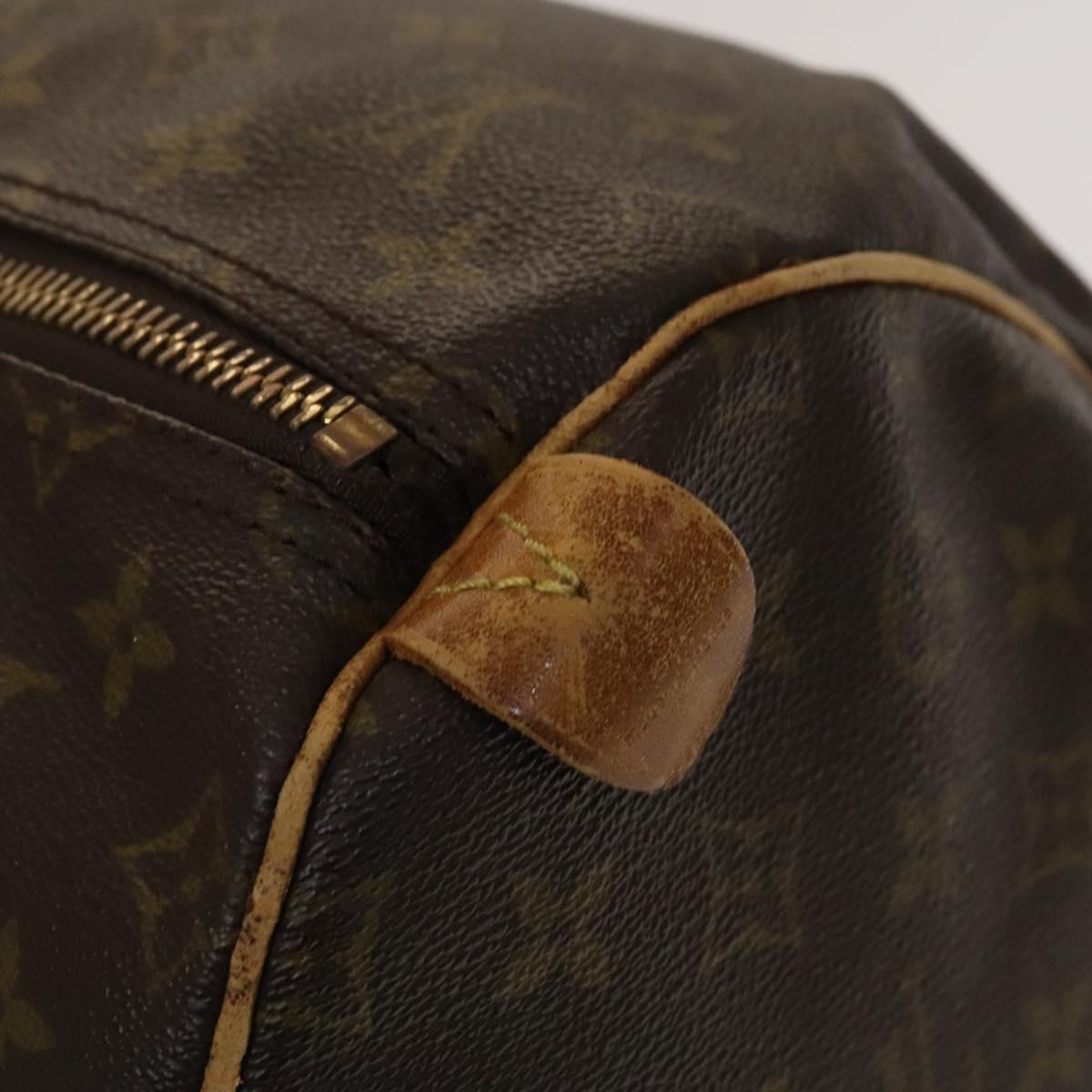LOUIS VUITTON Monogram Keepall 55 Boston Bag M41424 LV Auth 133150