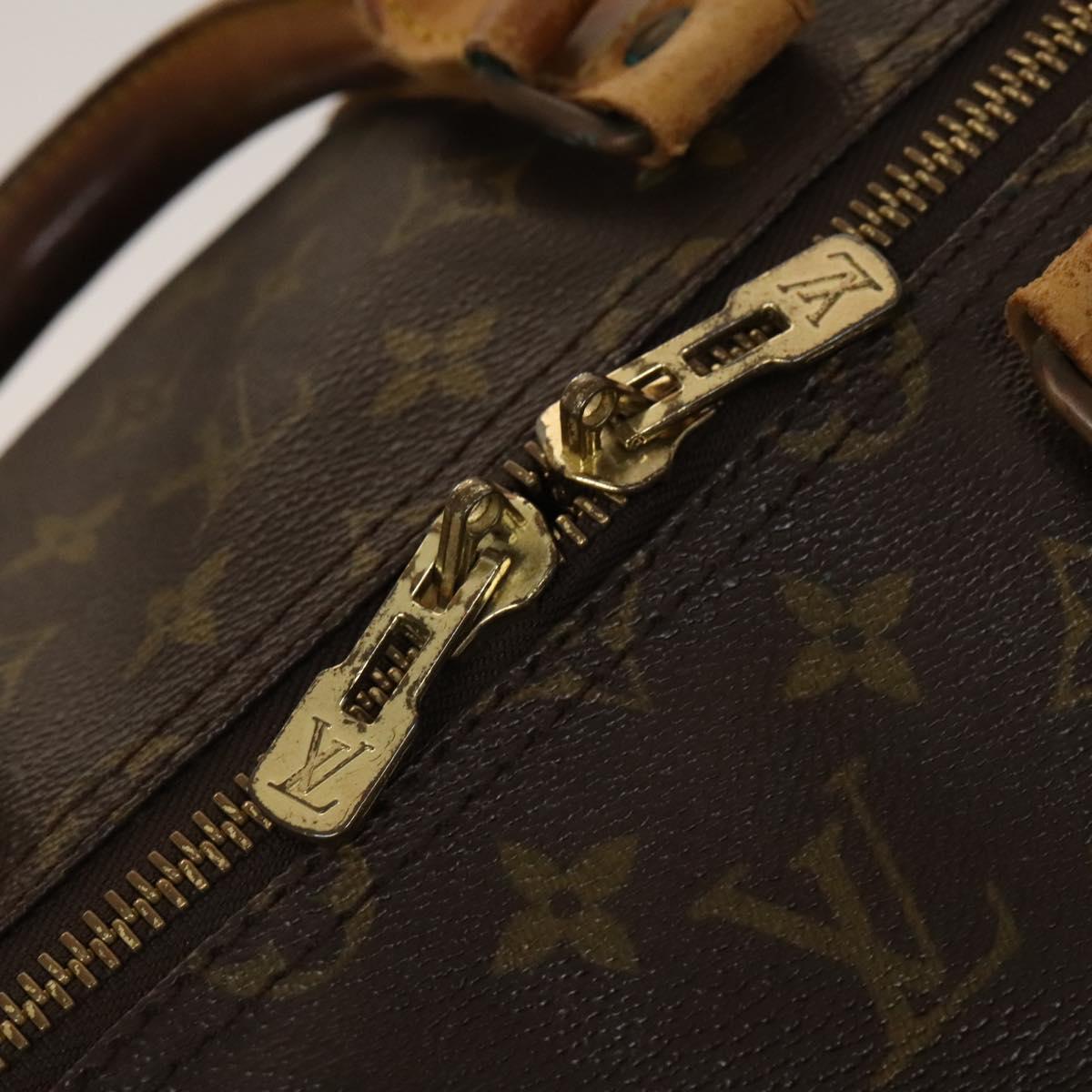 LOUIS VUITTON Monogram Keepall 55 Boston Bag M41424 LV Auth 133150