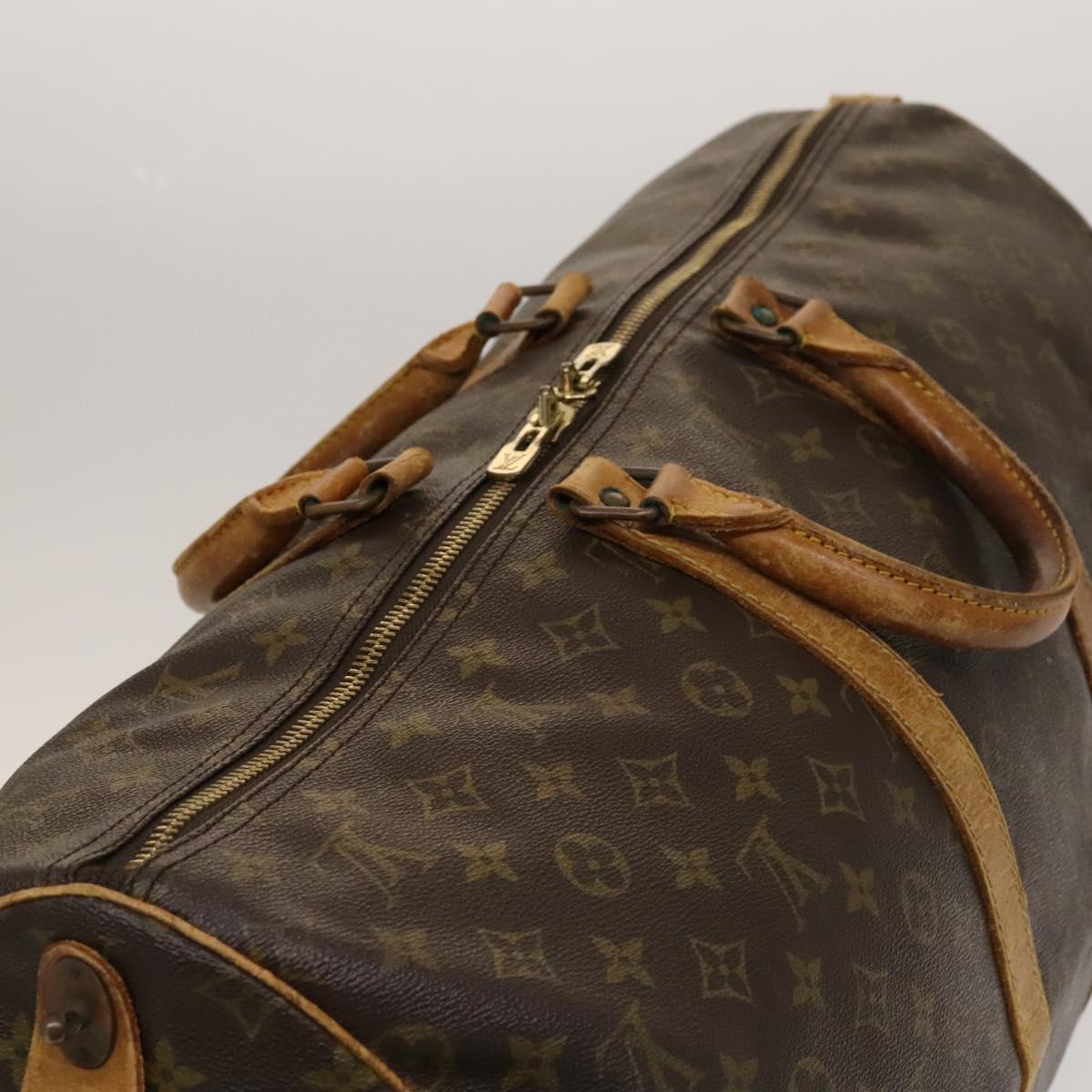 LOUIS VUITTON Monogram Keepall 55 Boston Bag M41424 LV Auth 133150