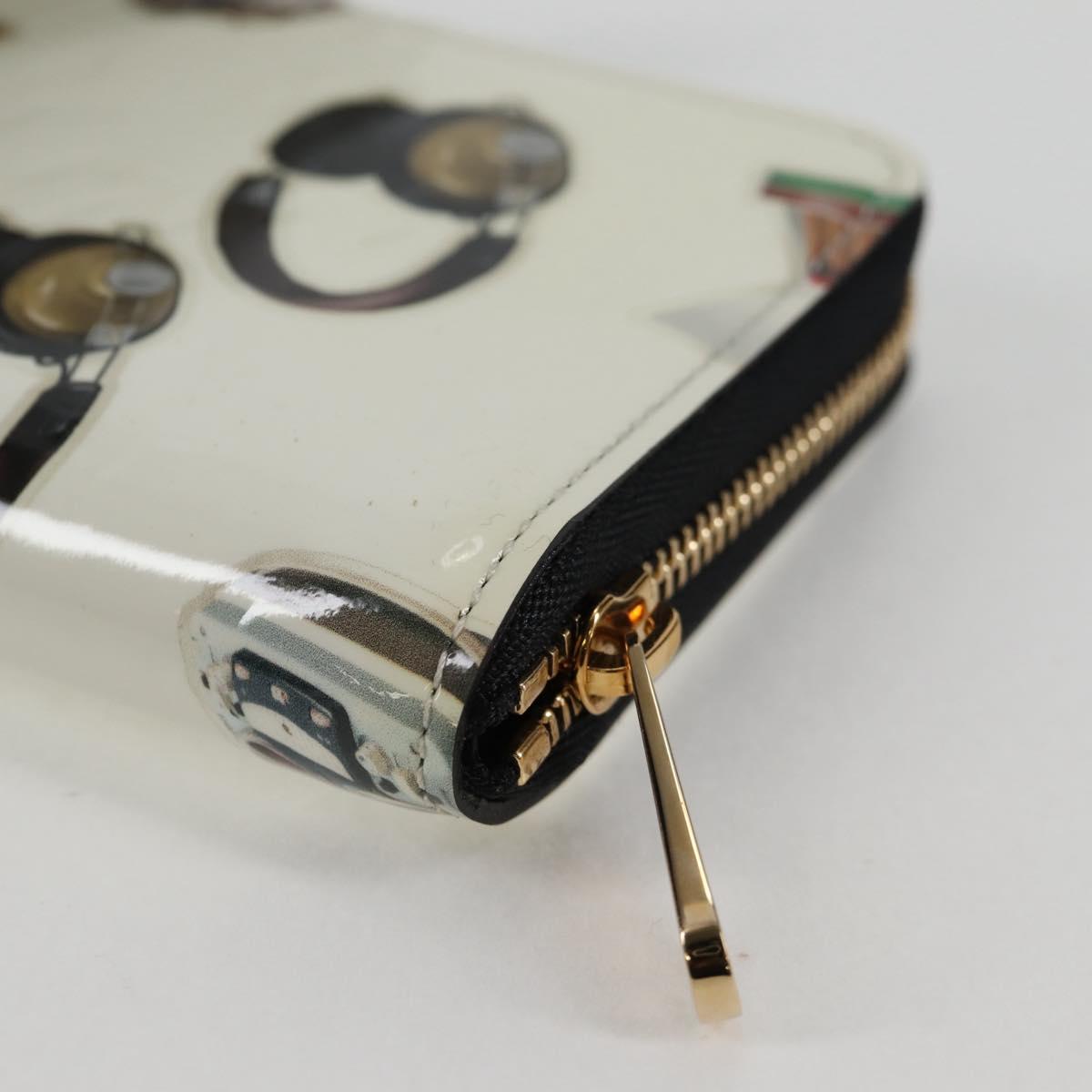 LOUIS VUITTON Vernis Sticker Print Nicola Geschier Coin M50372 LV Auth 133175V
