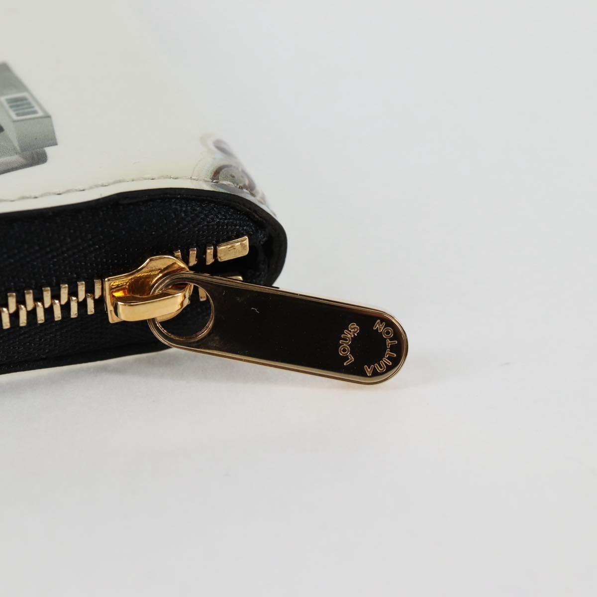LOUIS VUITTON Vernis Sticker Print Nicola Geschier Coin M50372 LV Auth 133175V