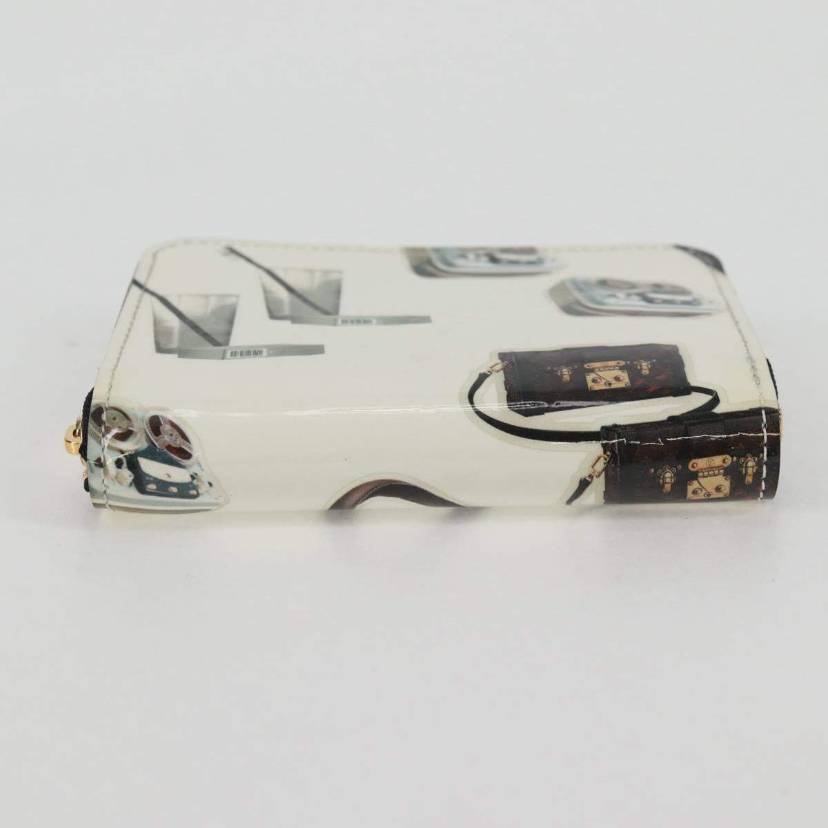 LOUIS VUITTON Vernis Sticker Print Nicola Geschier Coin M50372 LV Auth 133175V