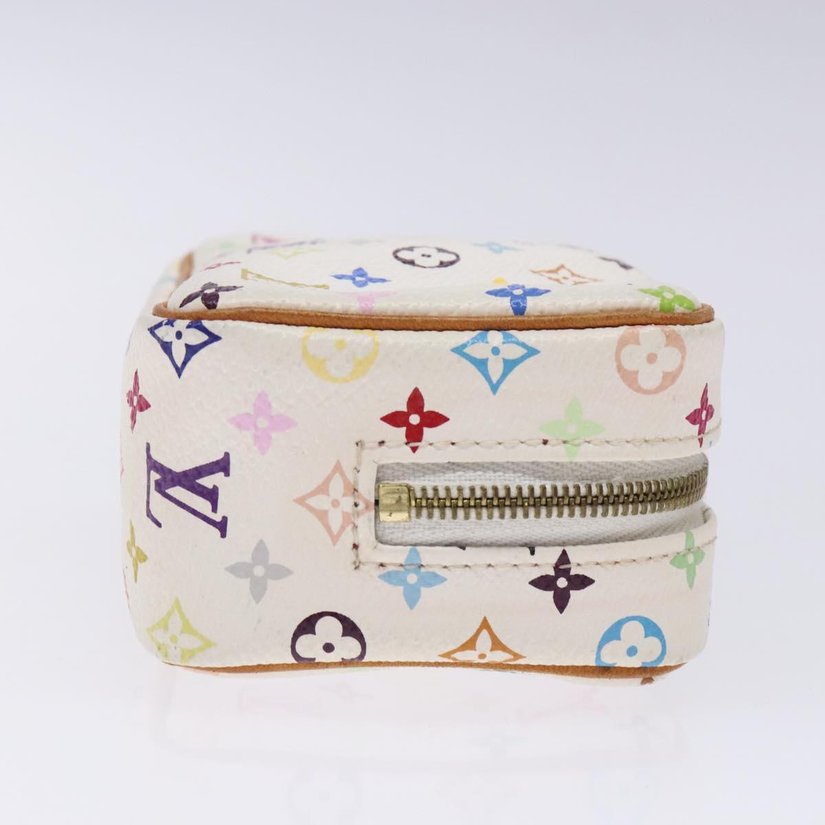 LOUIS VUITTON Monogram Multicolor Trousse Wapity White M58033 LV Auth 133186