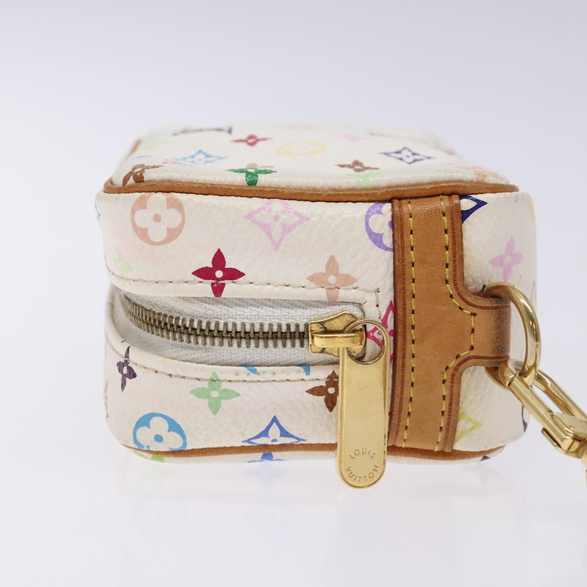 LOUIS VUITTON Monogram Multicolor Trousse Wapity White M58033 LV Auth 133186
