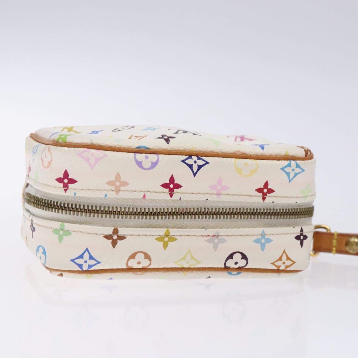 LOUIS VUITTON Monogram Multicolor Trousse Wapity White M58033 LV Auth 133186