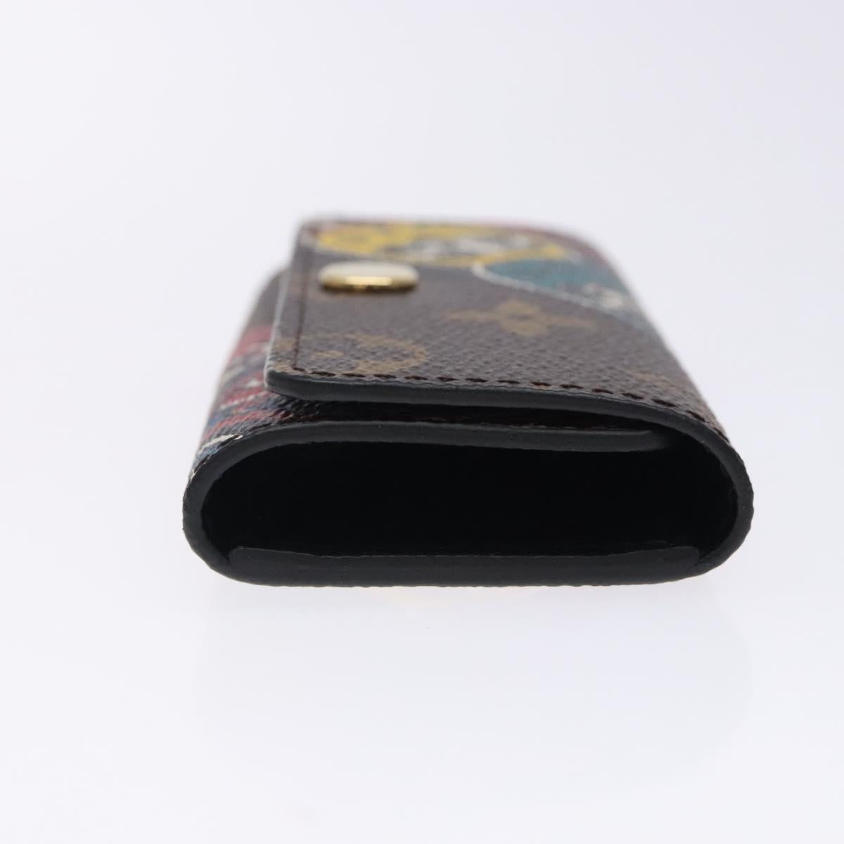 LOUIS VUITTON Monogram Kabuki Daruma Multicles 4 Key Case M67252 LV Auth 133197