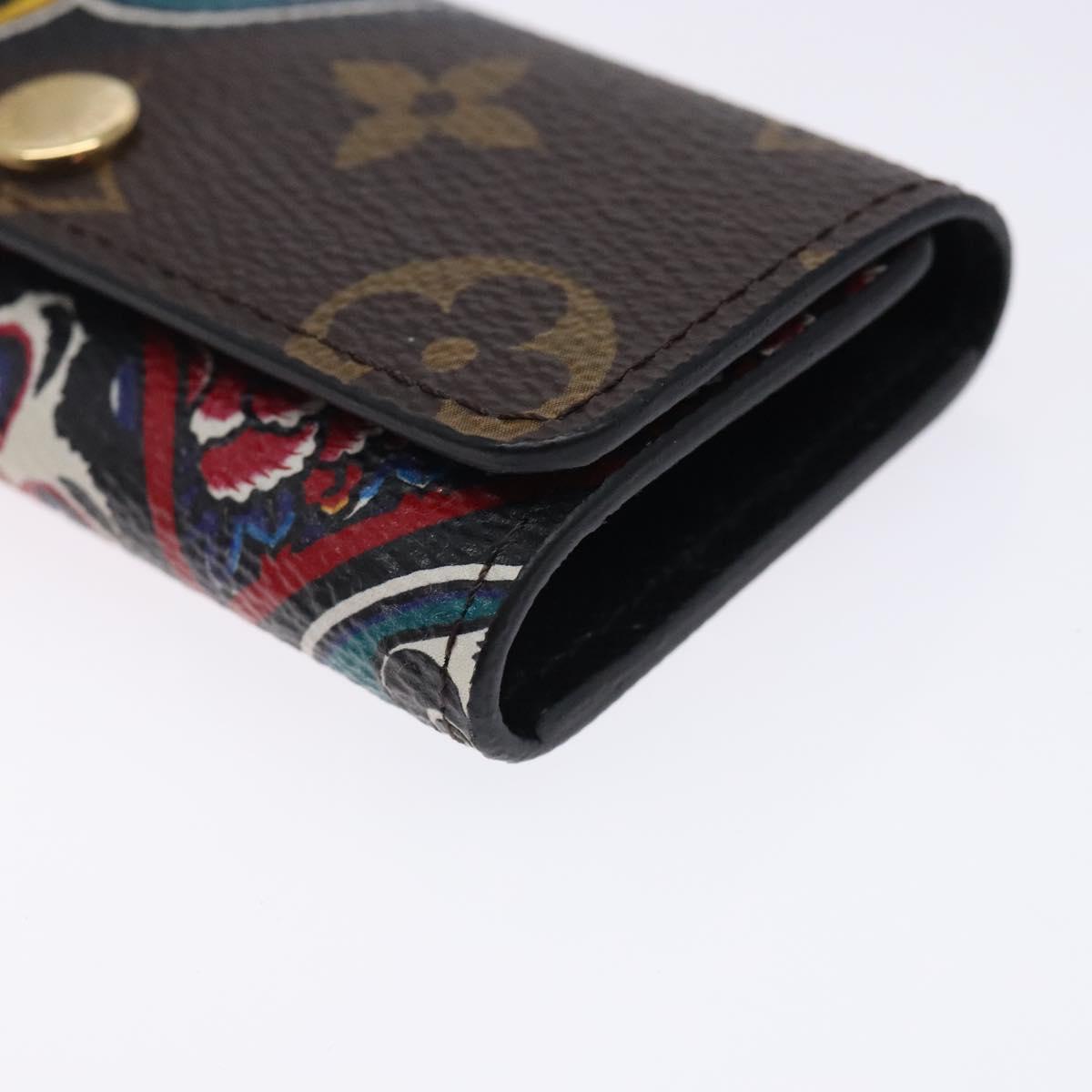 LOUIS VUITTON Monogram Kabuki Daruma Multicles 4 Key Case M67252 LV Auth 133197