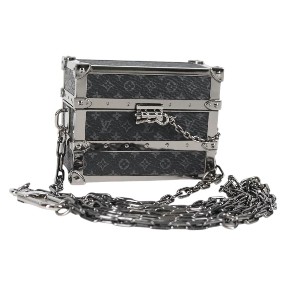 LOUIS VUITTON Trunk Box Earphone Metal M77167 LV Auth 133202SM