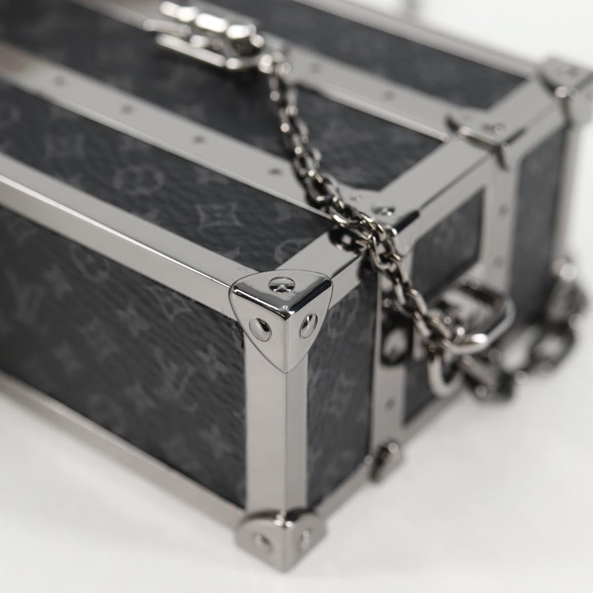 LOUIS VUITTON Trunk Box Earphone Metal M77167 LV Auth 133202SM