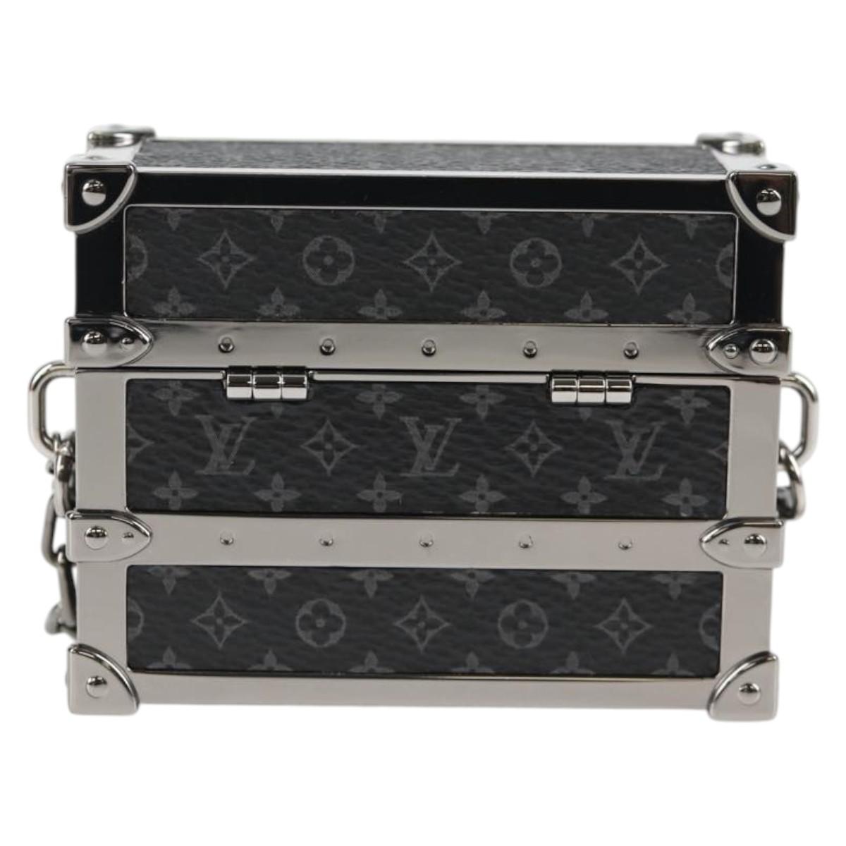 LOUIS VUITTON Trunk Box Earphone Metal M77167 LV Auth 133202SM
