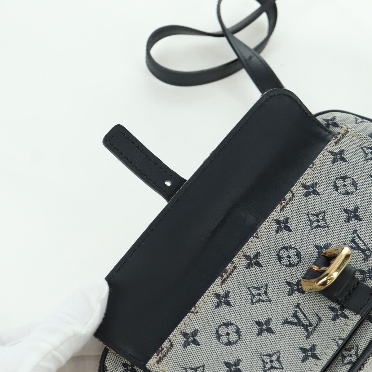 LOUIS VUITTON Monogram Mini Juliet MM Shoulder Bag Blue M92004 LV Auth 133219V