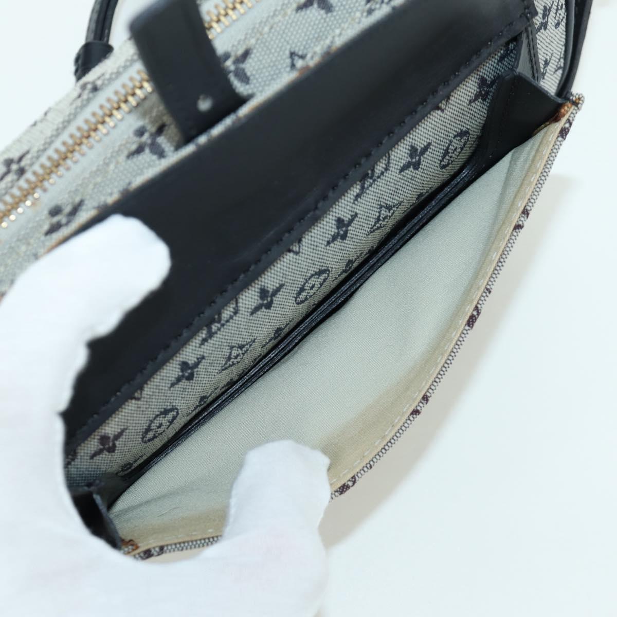 LOUIS VUITTON Monogram Mini Juliet MM Shoulder Bag Blue M92004 LV Auth 133219V